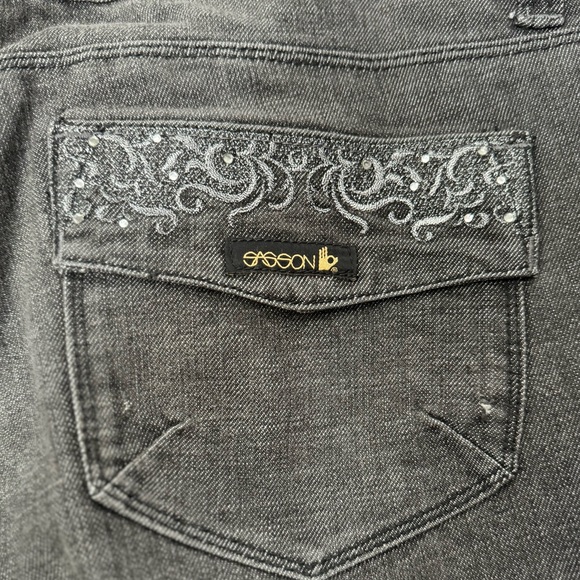 NWT Sasson ⭐️ Stardust Vintage 90’s Jeans With Rhinestones & Embroidery.  S-16. - Picture 7 of 14